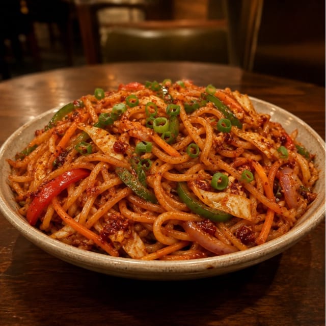 Schezwan Noodles.