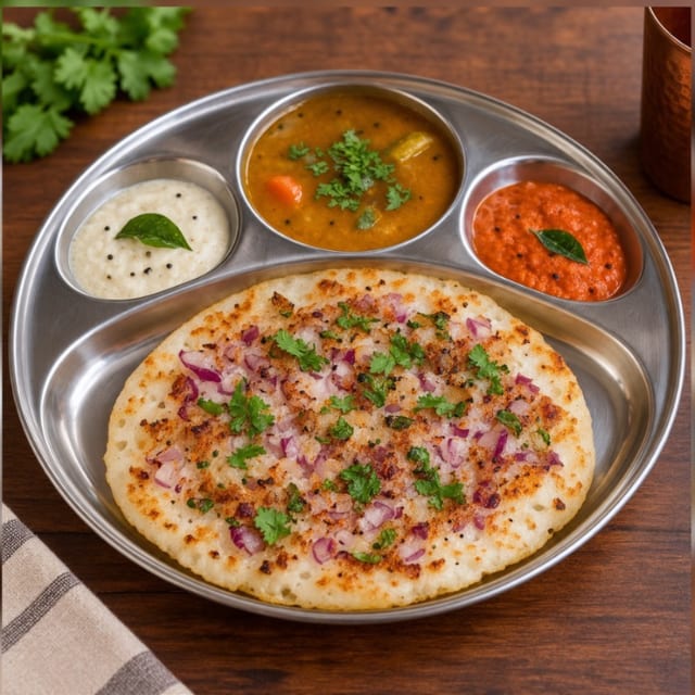 Onion Uttappam.