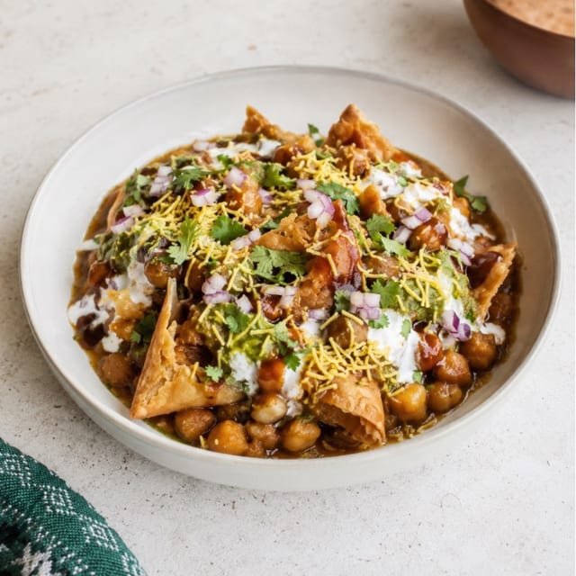 Samosa Chaat.