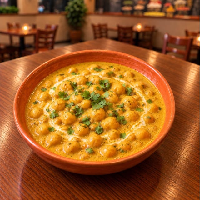 Butter Channa Curry.