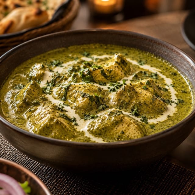 Green Butter Chicken (BC Signature).